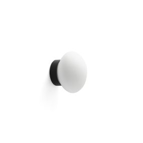 Faro Nubo 120 - applique murale - Ø 12 x 9 cm - 7,8W LED inclus - noire mat et blanche