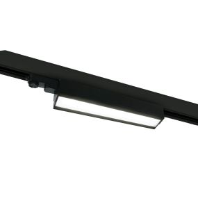 ONE Light Rail linéaire LED orientable - Système de rail triphasé - 50 x 6 x 10 cm - 40W LED inclus - noir - couleur de lumière blanche