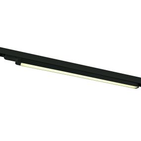 ONE Light LED Linear Track Light - Système de rail triphasé - 121 x 3 x 3 cm - 25W LED inclus - noir - couleur de lumière blanche