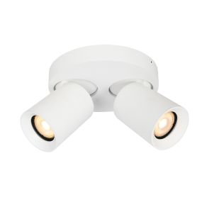Artdelight Megano Round - spot en saillie - Ø 17 x 11,3 cm - blanc