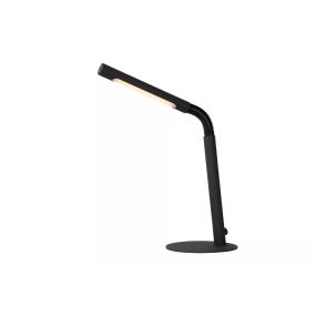 Lucide Gilly - lampe de bureau rechargeable - 29 x 15 x 49 cm - 3W LED dimmable inclus - noir