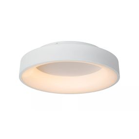 Lucide Mirage - plafonnier - Ø 45 x 11,5 cm - 33W LED dimmable inclus - blanc