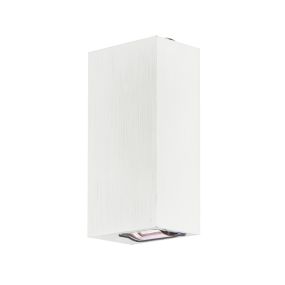 VK Lighting Spathi - applique extérieure - 4 x 7 x 12 cm - 6W LED inclus - IP54 - blanc