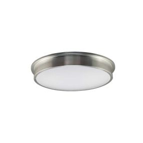 Artdelight Runner - plafonnier de salle de bain - Ø 28 cm - 12W LED inclus - IP44 - aluminium