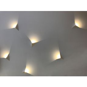 VK Lighting Asteri - applique murale - 24,5 x 7,5 x 20,5 cm - 2W LED inclus - or