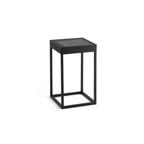 Faro Kasp - lampe solaire portable - 18,4 x 18,4 x 50 cm - 2W LED inclus - IP65 - noir mat