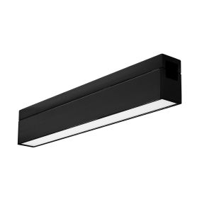 Nova Luce Versus - point lumineux système de rail magnétique - 25 x 2,6 x 4,4 cm - 10W LED inclus - noir