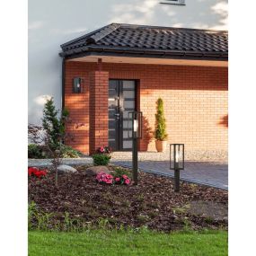 Searchlight Box - lampe de jardin - 10 x 10 x 45,5 cm - IP44 - noir