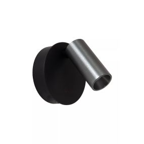 Lucide Toni - applique murale rechargeable - Ø 8,1 x 12,4 cm - 2W LED dimmable inclus - gris