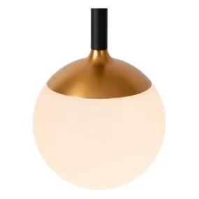 Lucide Calina - lampe suspendue - Ø 69,9 x 169,3 cm - 12 x 7,7W LED dimmable inclus - noir