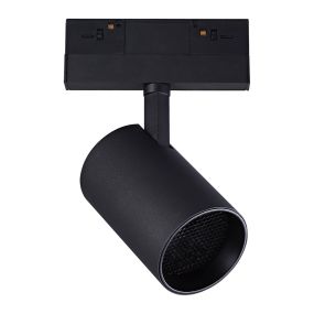 VK Lighting Kona - Système de rails magnétiques - Spot sur rail avec nid d'abeille - 13,9 x 7,5 x 17 cm - 17W dimmable LED inclus - noir