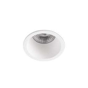 Faro Fox - spot à encastrer - Ø 65 mm, Ø 55 mm à encastrer - 10W LED dimmable inclus - blanc mat