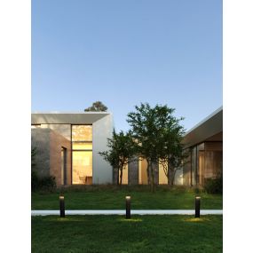 Nova Luce Alley - lampe de jardin - 14 x 75 x 8 cm - 8W LED inclus - IP65 - anthracite foncé