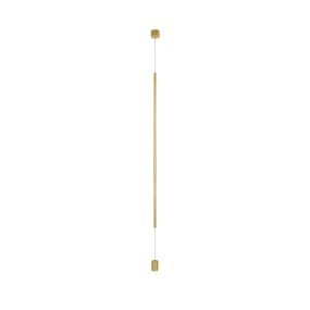 Nova Luce Elettra - lampe suspendue - Ø 7 x 300 cm - 20W LED inclus - laiton doré