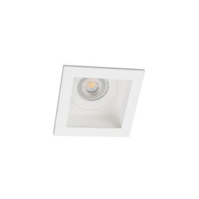 Faro Moist - spot encastrable - 90 x 90 mm, 78 x 78 mm encastrable - IP44 - blanc mat