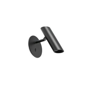 Faro Leo - applique murale avec interrupteur - Ø 10 x 16 cm - 3,5W LED inclus - noir mat