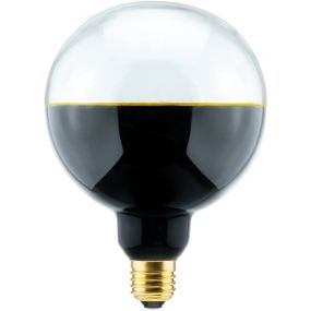 Segula Ampoule LED - 2Tone Globe - Ø 12,7 x 18 cm - E27 - 5W dimmable - 1900K - noir et transparent