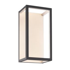 VK Lighting Ouranos - Applique d'extérieur - 12,5 x 12,6 x 25 cm - 7W LED inclus - IP54 - anthracite