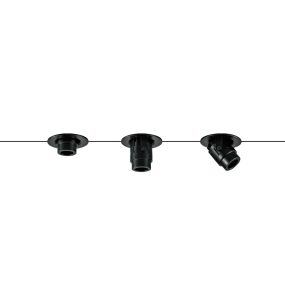 VK Lighting Bala - spot encastré - Ø 52 mm, 42 mm encastré - 3W LED inclus - noir