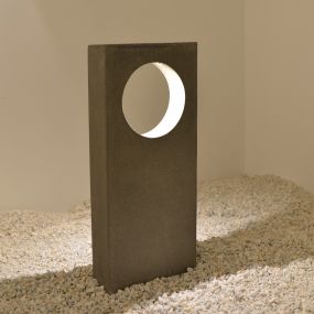 VK Lighting Logia - lampe de jardin - 40 x 20 x 79 cm - 6,5W LED inclus - IP65 - gris