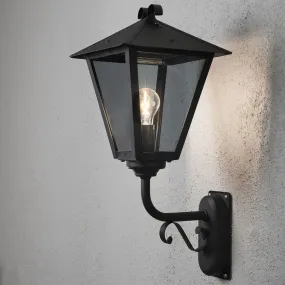 Konstsmide Benu - applique murale d'extérieur - 26 x 32 x 61 cm - IP23 - noir