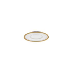 Nova Luce Figin - plafonnier avec télécommande - Ø 50 x 6,5 cm - 40W dimmable LED inclus - or sablé