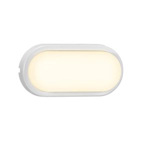 Nordlux Cuba Energy - applique murale extérieure - 20,5 x 4,3 x 10 cm - 6,5W LED inclus - IP54 - blanc et blanc opale