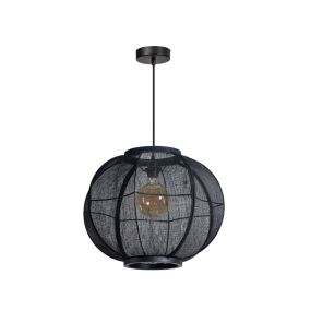 ETH Fabric – suspension – Ø 48 x 348 cm – noir