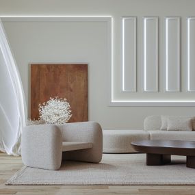 Klus PDS-T-BOK - profilé LED encastré pour plaques de plâtre de 12,5 mm - 3,6 x 1,2 cm - aluminium anodisé argenté