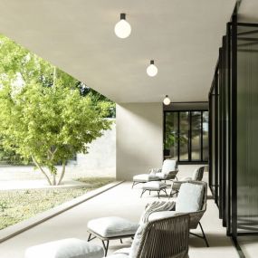 Creative Cables - support de lampe E27 étanche - IP44 - noir