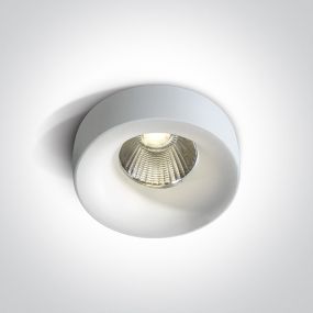 ONE Light Floating Ring Range - spot encastré - Ø 85 mm, 68mm encastré - 12W LED inclus - IP65 - blanc