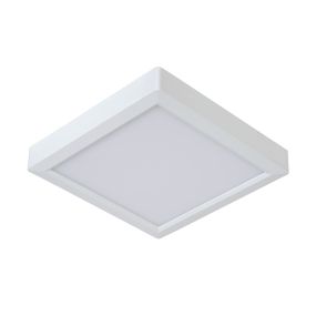 Lucide Tendo-led - plafonnier / spot encastré - 22 x 22 x 3 cm - 18W LED inclus - blanc