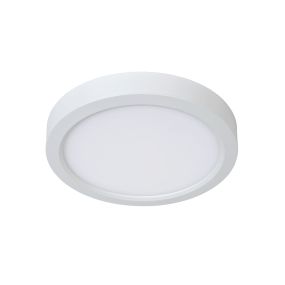 Lucide Tendo - plafonnier / spot encastré - Ø 22 x 3 cm - 18W LED inclus - blanc