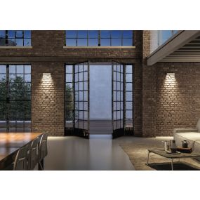 VK Lighting Desmi - Applique d'extérieur - 25 x 6 x 6 cm - 7W LED inclus - IP65 - anthracite