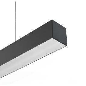 Roi Du Luminaire Line - lampe suspendue - 118 x 5,3 x 5,3 cm - 34W LED inclus - noir