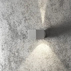 Konstsmide Modena - applique murale extérieure - 10 x 13,5 x 9 cm - IP44 - gris