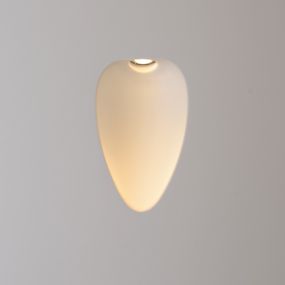 VK Lighting Gypsum - Applique encastrée - 14,5 x 5,5 x 30 cm - 1W LED inclus - blanc