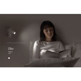 VK Lighting Obo - applique murale - 3 x 7,2 x 14,5 cm - 3W LED inclus - noir