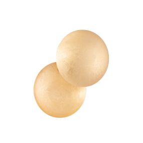 Nova Luce Soleil - applique murale - Ø 20 x 20 cm - 6W LED inclus - or