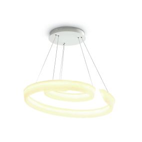 ONE Light Cloud Pendant Series - lampe suspendue - Ø 92 x 200 cm - 60W LED inclus - blanc