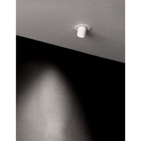 Nova Luce Desert - spot - Ø 5,2 x 6,8 cm - 3W LED inclus - blanc