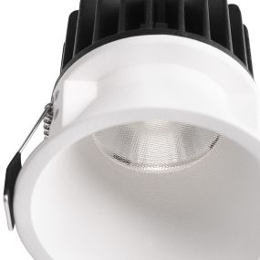 Nova Luce Selene - spot encastrable - Ø 82 mm, Ø 76 mm encastrable - IP54 - blanc