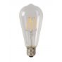 ampoule à filament LED à intensité variable - 14,6 cm - E27 - 5W - 2700K - transparent