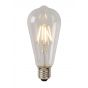 ampoule à filament LED à intensité variable - 14,6 cm - E27 - 5W - 2700K - transparent