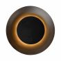 Lucide Foskal - plafonnier - Ø 34 x 7 cm - 12W LED incl. - noir