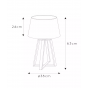 Coffee lampe de table
