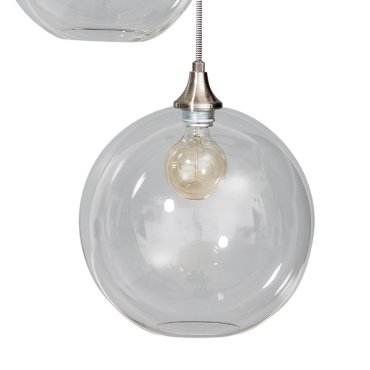 ETH Calvello - suspension - Ø 30 x 130 cm - acier brossé