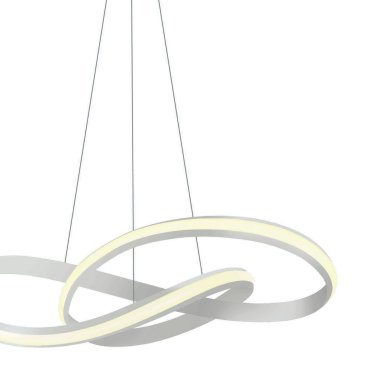 ONE Light Swirl - lampe suspendue - Ø 60 x 150 cm - 30W LED inclus - blanc