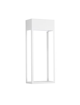 Nova Luce Moby - applique murale extérieure - 16 x 40 x 9 cm - 20W LED inclus - IP65 - blanc sablé