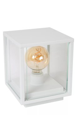 Lucide Claire - lampe sur pied - 20 x 20 x 24,5 cm - IP54 - blanc